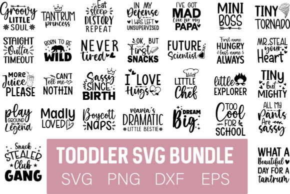 Download Toddler SVG PNG PDF Bundle - Toddler svg Collection