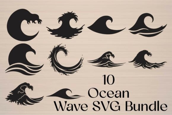 Download Ocean Wave SVG Bundle - Wave Collection