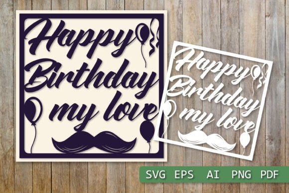 Download Happy Birthday My Love Card Paper Cut - Love Collection