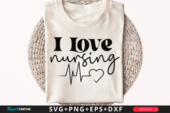 Download I Love Nursing Svg Design - Love Collection