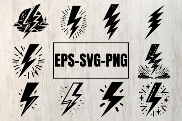 Download Lightning Bolts Bundle SVG, Flash Svg - Flash svg Collection