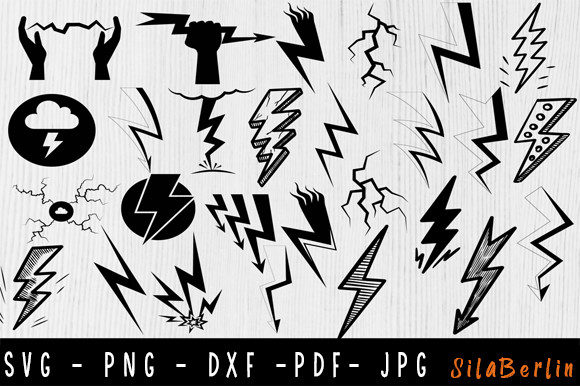 Download Lightning Bolts Bundle SVG, Flash Svg - Flash svg Collection