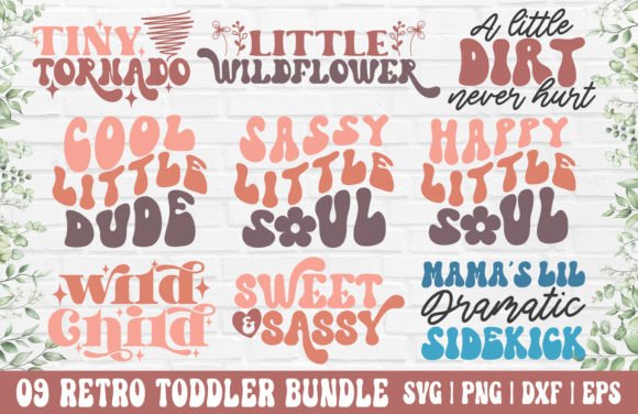 Download Retro Toddler SVG/PNG Bundle - Premium Resources