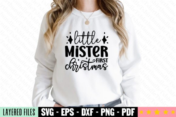 Download Little Mister First Christmas Craft SVG - Christmas craft svg Collection