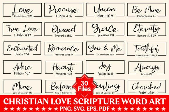 Download Christian Love Scripture Word Art SVG - Love Collection