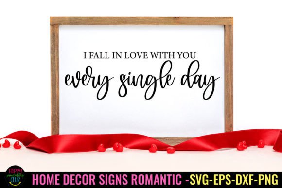 Download Fall in Love I Romantic Home Sign SVG - Love Collection