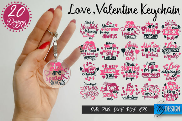 Download Love SVG Keychain| Valentines Quotes SVG - Love Collection